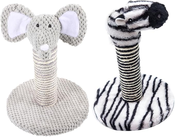 BESPORTBLE 2pcs Kitten Cat Scratching Posts Sisal Claw Scratcher Poles Small Indoor Climber Resting Frames for Daily Use