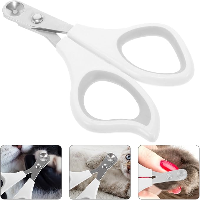 Angoily Professional Pet Nail Clipper for Cats and Dogs Labor-Saving Sharp Trimmer with Safety Guard for Small Breeds for Kitten and Puppy Nail Grooming Stable and Easy to Use