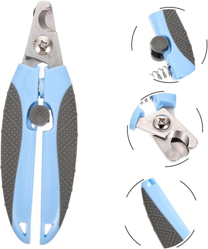 Garneck Convenient Cat Clipper Professional Pet Nail Trimmer Ergonomic Design for Safe Easy Clipping Portable Cat Grooming Tool