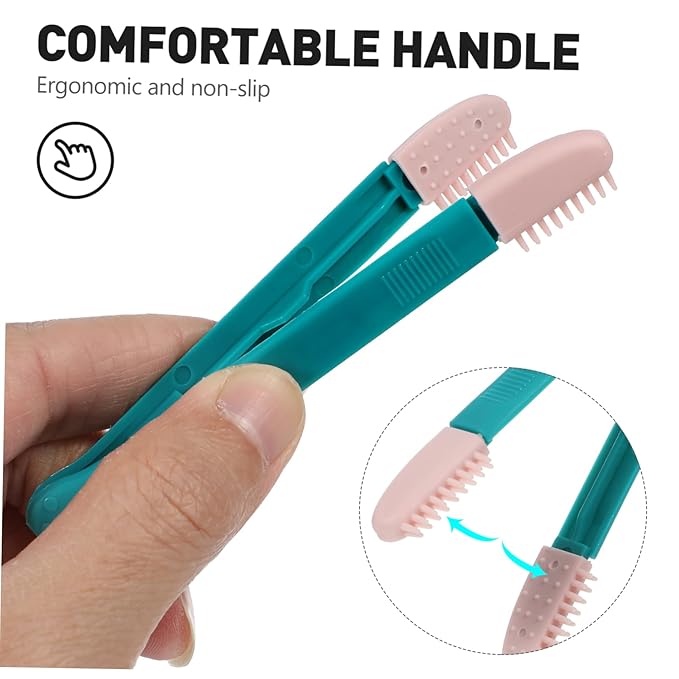 2pcs Cat Self Soft Bristle Cleaning Brush for Cats Tear Stain Comb Kitten Supply