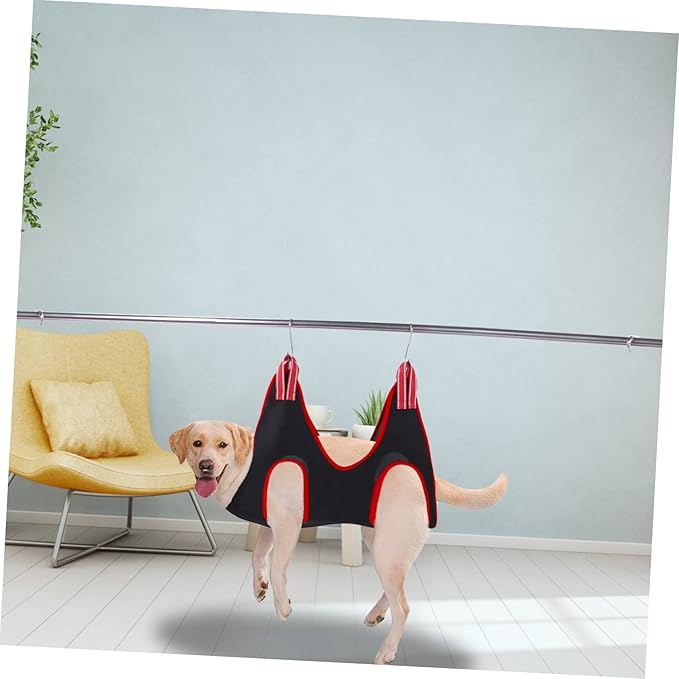Hemoton Cat and Dog Grooming Hammock for Nail Trimming Ergonomic Hanging Harness for Small to Medium Pets Easy to Use Sturdy Design Accessories Included