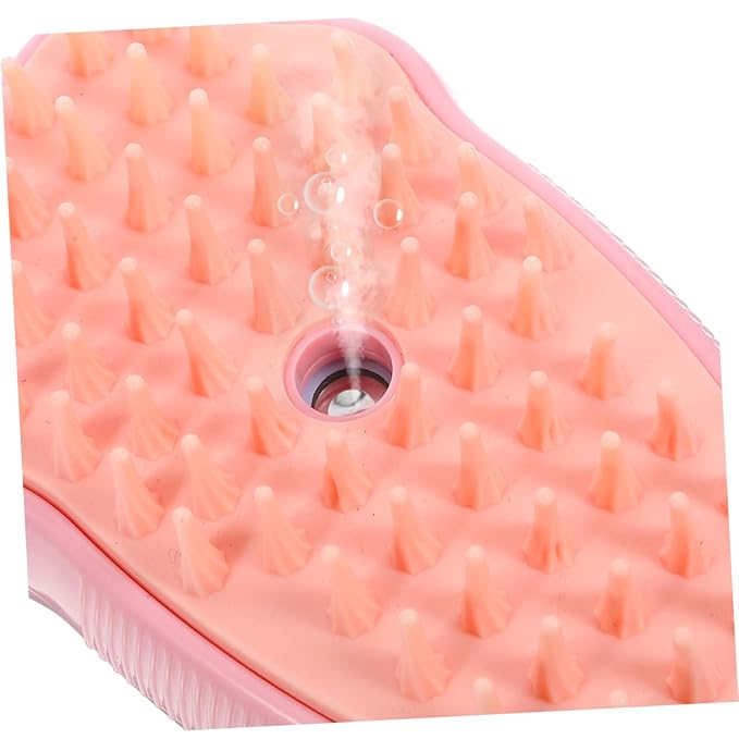 Hemoton 2pcs Steam Brush for Cats and Dogs Self-cleaning Bathing and Grooming Tool Gentle Massage and Tangled Hair Removal Safe for