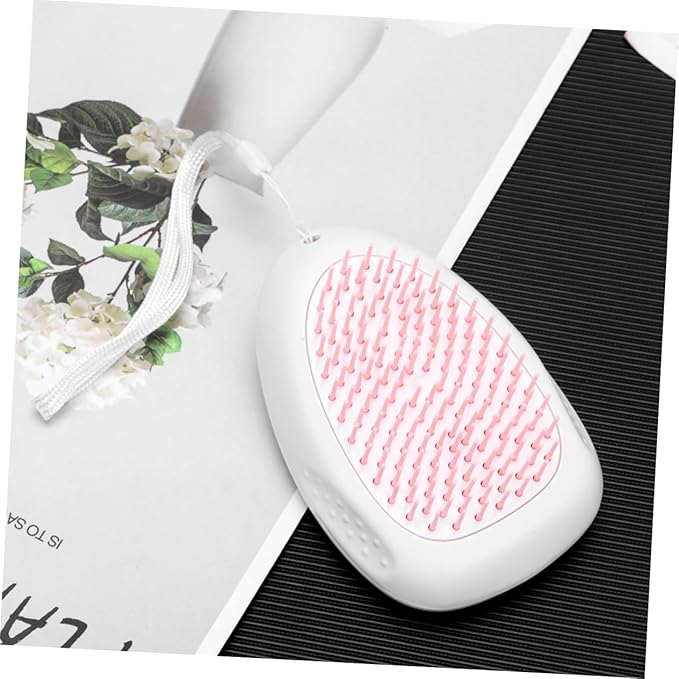 YARNOW Abs Pet Dog Comb Cat Grooming Brush De-shedding Hair Removal Comb for Dogs and Cats Hanging Lanyard Comfortable Grip for Easy Cleaning