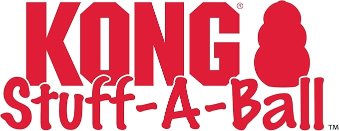 KONG Stuff-A-Ball - Durable Chew Toy for Dogs - Natural Rubber Dog Toy for Dental Health - Pet Toy for Chewing & Teeth Cleaning - Stuffable Toy for Dog Treats & Snacks - for Medium Dogs