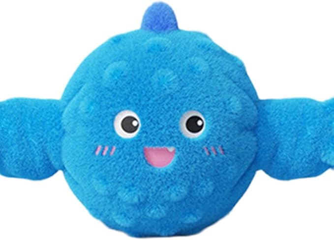 Dog Squeak Toys - Interactive Puppy Teething Doll, 1 Count Vocalizing Plaything for Health, Textured Rubber Shape with Internal Speaker, Pet Supply, Chewing Item for Crates, Mats and Parks