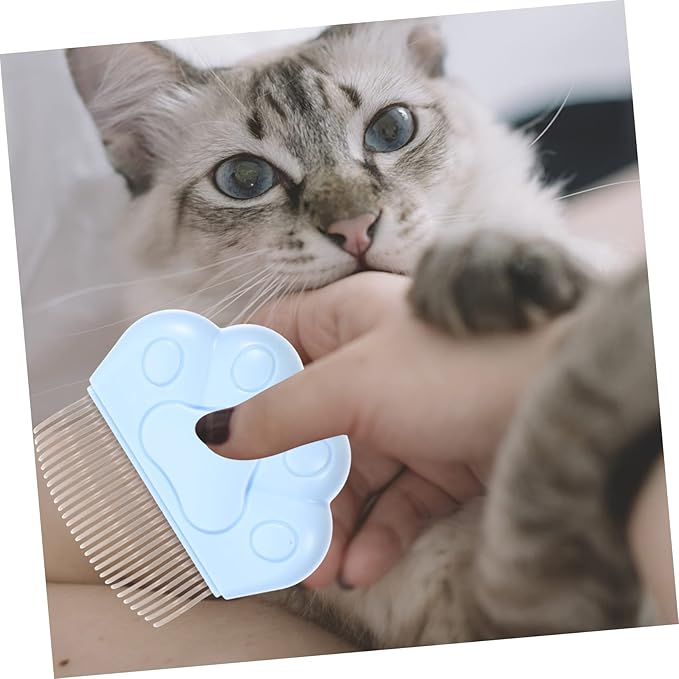 BESPORTBLE 2pcs Cat Hair Brush for Shedding Grooming Comb Knotting Removal for Cats Dogs Portable Lightweight