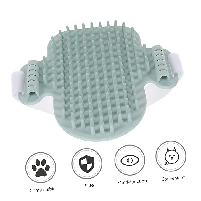 Rubber Cat Brush Tickle Comb Cat Wall Scratcher Catnip Cat Toy Cat Wall Toy Cat Wall Brush Self with Catnip Cat Grooming Supplies Kitten Massage Comb Cat Scratching Board