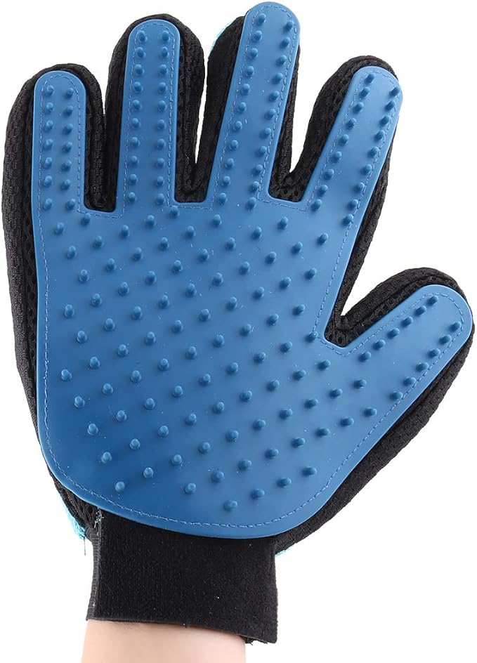 Pet Doggy Cat Shower Grooming Bathing Massage Glove Brush Comb 23cm x 18cm (id: 59c 46b f85 fcd 08a