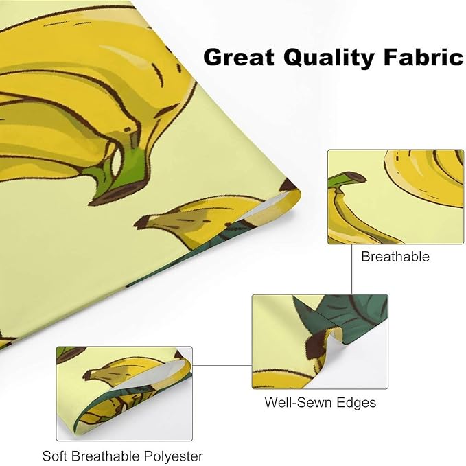 Dog Bandana Spring Pet Scarf Adjustable Triangle Banana Print Printing Dog Bib Washable Polyester Puppy Bandana for Small Medium Large Dogs Cat Birthday Party Supplies