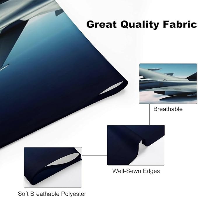 Dog Bandana Spring Pet Scarf Adjustable Triangle Aircraft Fighter Jets Printing Dog Bib Washable Polyester Puppy Bandana for Small Medium Large Dogs Cat Birthday Party Supplies