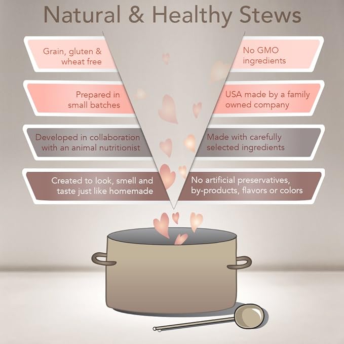 Caru – Daily Dish Chicken Stew, Natural Adult Wet Dog Food With Real Chunks Of Chicken, With Added Vitamins And Minerals, Non-Gmo Ingredients (12.5 Oz)