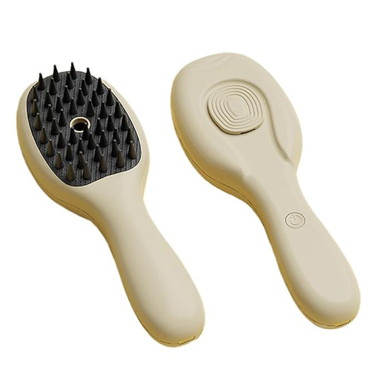 Cat Steam Brush, Anti-Static Quick Brush, Cat Grooming Tool, for Outdoor Detailing Home Cleaning Indoor Bathing Grooming Daily Travel Puppy Kitten