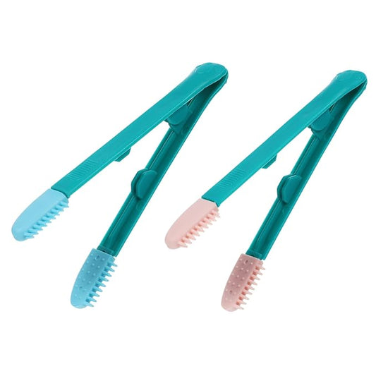 Kisangel 2Pcs Cat Grooming Comb for Kitten Lightweight Tear Brush Non Slip Design for Easy Use for Removing Dead Hair and Floating Fur