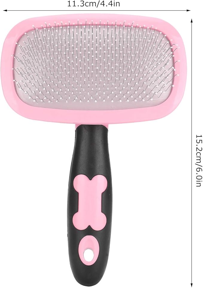 Cat Hair Brush, Dog Brush Cat Dog Hair Removal Comb Pet Grooming Tool 360 Degree Rotation Deshedding Brushes For Indoor For Pets with Long or Short (With a)