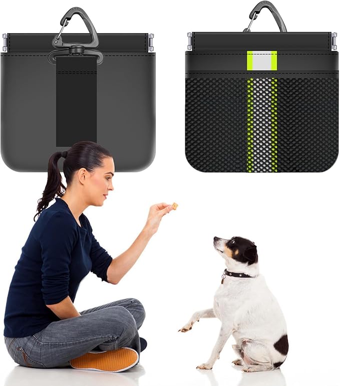 Peiiwdc Multifunctional Pet Treat for Outdoor Running and Hiking Supplies Portable Snacks Holder Dog Walking Treat Bag Multicolor Dog Snacks Pouches