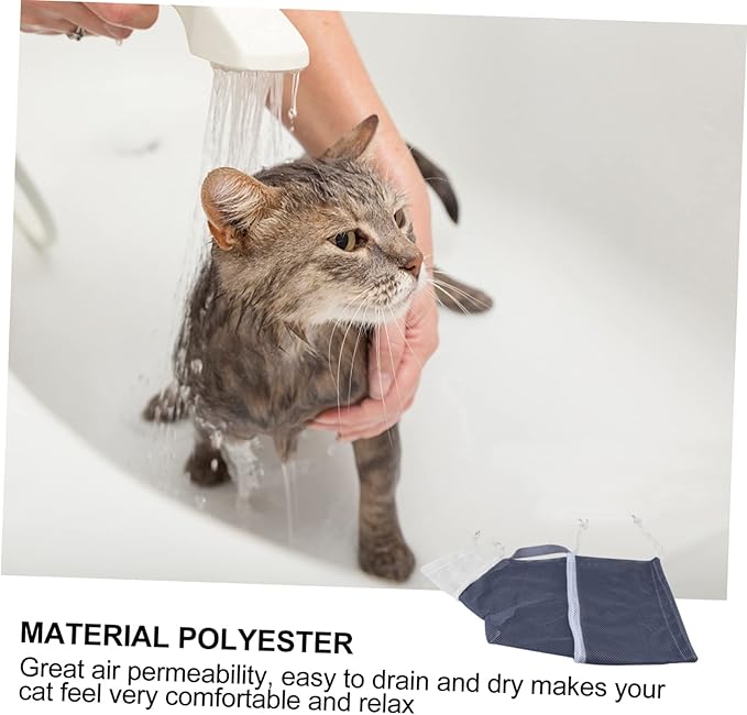 Breathable Cat Bathing Bag for Easy Grooming and Nail Trimming for Kittens and Cats for Bathing and Medicine Administration