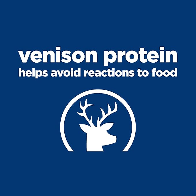 Hill's Prescription Diet d/d Wet Dog Food, Potato & Venison Recipe, 13 oz. Cans, 12-Pack