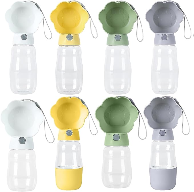 Pet Travel Water Dispenser Food Compartment for Dog Owners Daily Walking Supplies Dog Water Bottle Portable