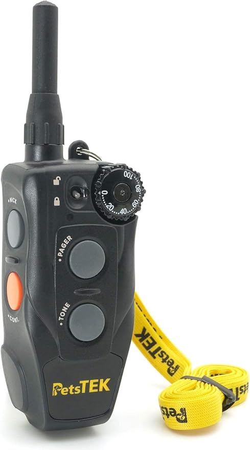 Dogtra 200NCPT Electronic Dog Training Collar with Remote for Small Dogs to Large Dogs - 2640 ft Range, Vibration, Tone, 100 Stimulation Levels, Safety Lock, Waterproof, Rechargeable, PetsTEK Edition