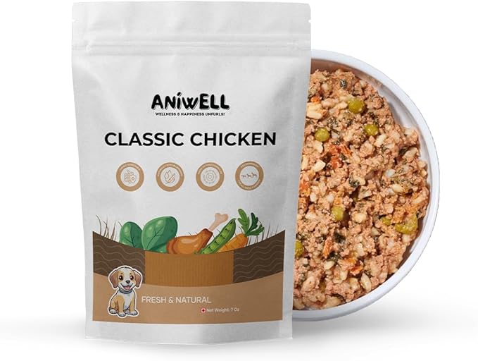Fresh Food: Made with Real Meat, Veggies & Herbs (Pack of 5) (Classic Chicken)