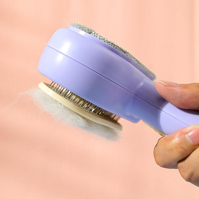 Pet Grooming Comb For Dogs And Cats Gentle Detangling Deshedding Hair Brush Double Side Pet Grooming For Home Use Cats Shedding