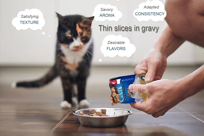 Cats Premium Wet Food 85g Pouch — Moist, Soft Cat Food Mixer, Topper and Rotational Meal (6-Pack, Chicken)