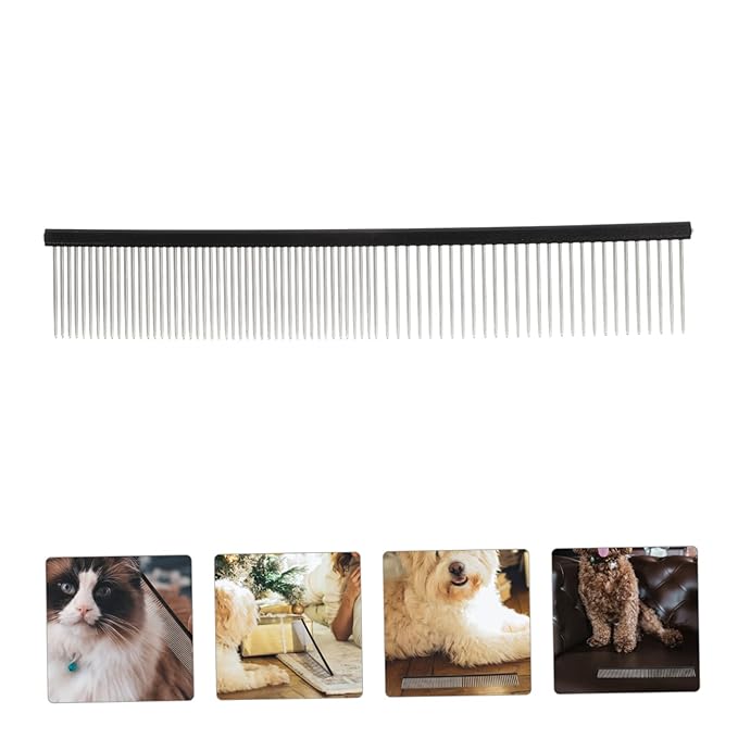 VANZACK Lightweight Pet Comb Cat Hair Grooming Wear-resistant Portable Reusable Kitten Brush Easy Storage