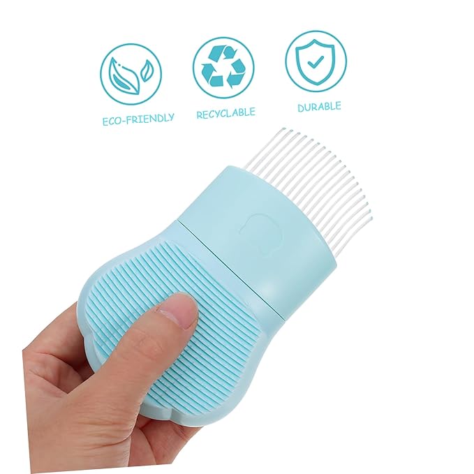 Mikikit Long Hair Cat Brush Pet Hair Cleaning Comb Slicker Brush for Cats Detangling Comb Made of Fine Craftsmanship