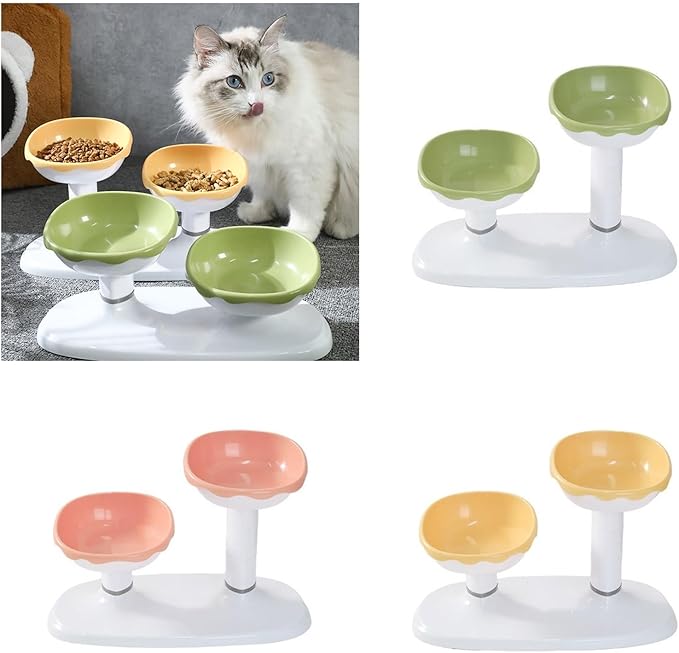 Antiskid Puppy Feeding Food Bowls Set Feeders Lift Table Pet Shops Supply for Modern Homes Pet Bowls for Multiple Dogs