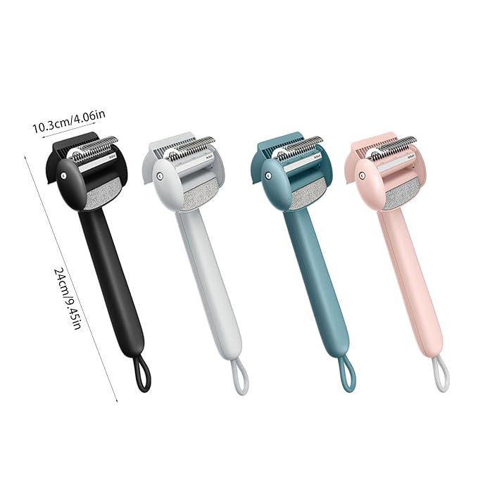 Canine Cats Grooming Brush Safely Remove Tangles Shedding Hair Remover Soft Rounded Edges Long Short Coat Care PET Shedding Comb