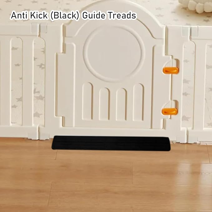 Pedal Style Door Replacement Part - Safety Gate Fixator Support Feet | Canine Feline Barrier Fence Stairway Guarding Pet Supplies Home Protection Component
