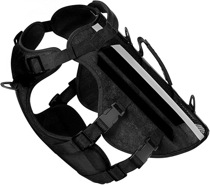 Dog Vest Harnesses Pet Strong Training Walking Swimming Supplies Soft Handle Training Vest Dog Harness with Handle for Large Dogs