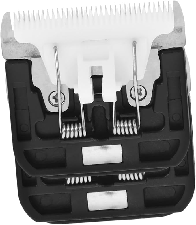 Didiseaon 2Pcs Pet Hair Trimmer Blades for Electric Clippers Replacement Dog Cat Grooming Clip Head Easy to Install Lightweight Design for Paws Ears and Face