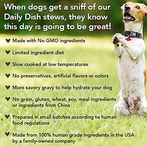 Caru – Daily Dish Chicken Stew, Natural Adult Wet Dog Food With Real Chunks Of Chicken, With Added Vitamins And Minerals, Non-Gmo Ingredients (12.5 Oz)