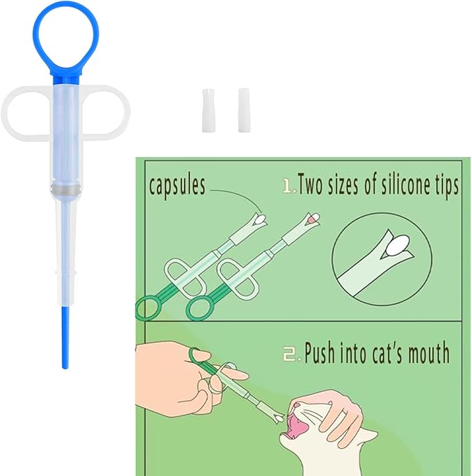 Newborn Kitten Nursing Bottle Feeding Kit, Pet Bottle, Silicone Nipples, 8 FR Feeding Tube, Pet Pill Shooter, Aspirator Bulb, Small Animal Feeding Supplies for Newborn Pet Dog Rabbit Goat