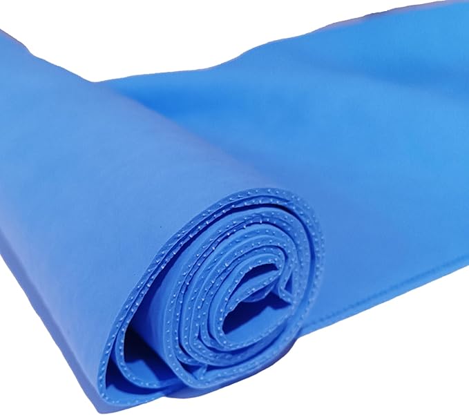 Quick-Dry Dog Towels Cat Towels - Dries Cats Dogs Fast - Easy to Wring Out & Reuse Shammy Bath Towels 1PCS Blue Suitable for Pets Dogs Cats (S 17 * 13inch Small cat)