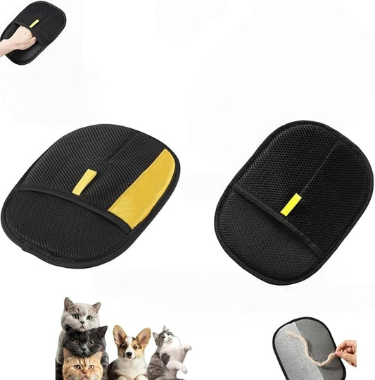 2PCS Electrostatic Pet Hair Removal Gloves for Dogs & Cats