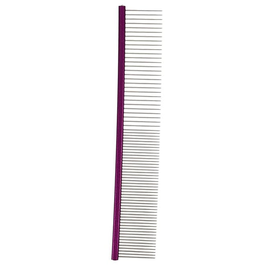 HEMOTON Wear-Resistant PET Grooming Comb for Dogs and Cats Lightweight Aluminum Dematting Brush Portable Fur Detangler for Dogs and Cats Convenient Hair Removal Tool