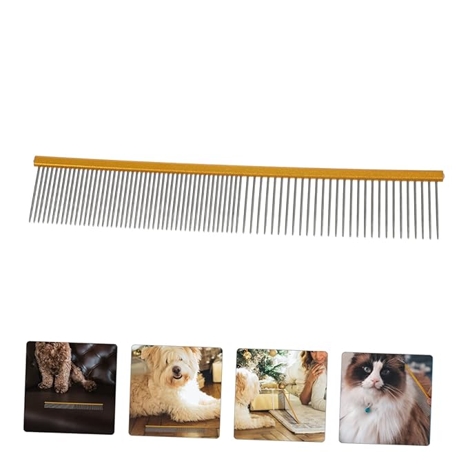 VANZACK Wear-resistant Pet Comb Grooming Tool Portable Cat Hair Brush Sturdy Pet Care