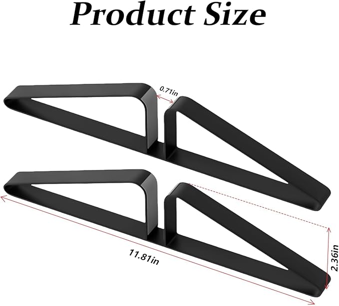 2-Pack Dog&Pet Gate Support Feet – Freestanding Dog Gates Stabilizer, Fit for Extra Wide Foldable Dog Gates, Wooden Fences, and Freestanding Panels – Easy to Install (Unadjustable)