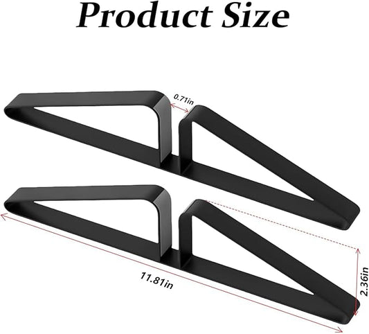 2-Pack Dog&Pet Gate Support Feet – Freestanding Dog Gates Stabilizer, Fit for Extra Wide Foldable Dog Gates, Wooden Fences, and Freestanding Panels – Easy to Install (Unadjustable)