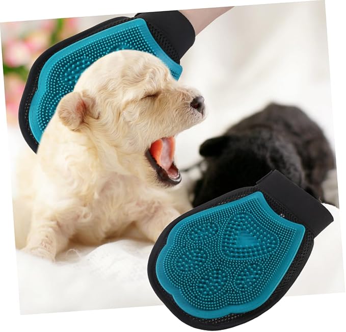 BESPORTBLE Efficient Pet Grooming Glove Deshedding Glove for Dogs Cats Itch Relief for Dogs