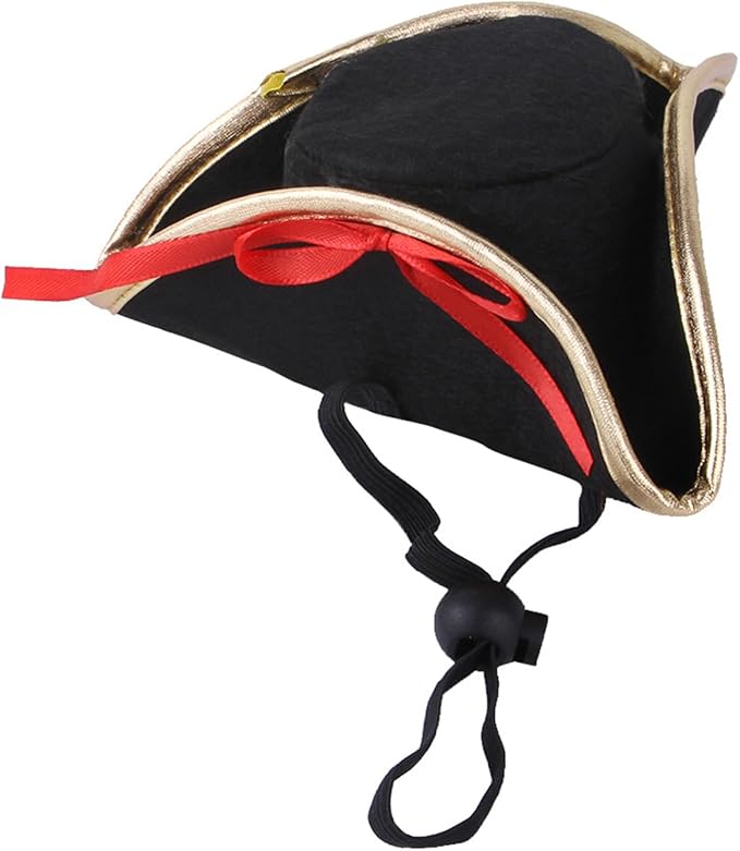 Christmas Pet Hat Cute Captain Pirate Hat for Dog Dress Up Supplies Lovely Halloween Carnival Clothes Accessory Funny Hats for Halloween Cosplay