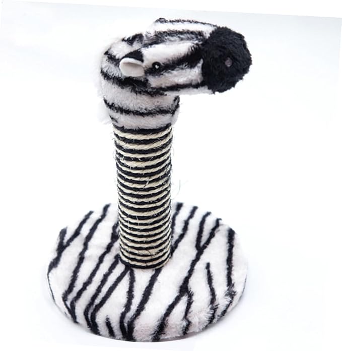 FRCOLOR 2pcs Small Elephant Design Cat Scratching Post Set Sisal Vertical Cat Climber with Resting Platform Sturdy Kitten Scratcher