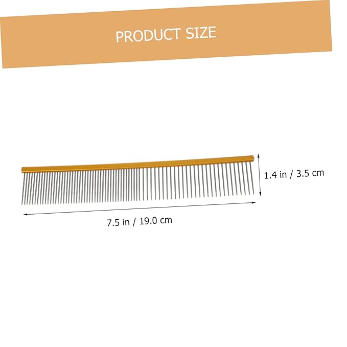 VANZACK Wear-resistant Pet Comb Grooming Tool Portable Cat Hair Brush Sturdy Pet Care