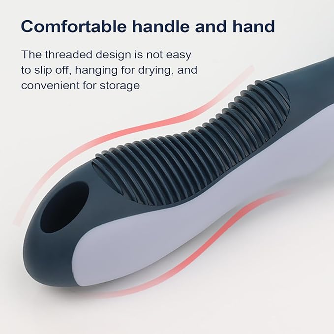 Cat Hair Brush | Stainless Steel Portable Shedding Comb,Cat Dematting Comb,for Dogs Indoor Outdoor Home Bath Shower Apartment Washing Cleaning