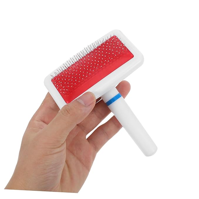 5pcs Dog Slicker Brush Cat Grooming Comb for Shedding Knot Removal Pet Hair Cleaner Tool for Long Haired Dogs Cats Skin Friendly Design for Easy Grooming
