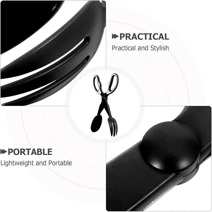 TOYANDONA 2pcs Portable Dog Poop Scooper with Poop Clamp, Lightweight Plastic Pet Waste Grabber for Outdoor and Indoor Use, Hands-Free Pet Supplies for Large Dogs and Cats