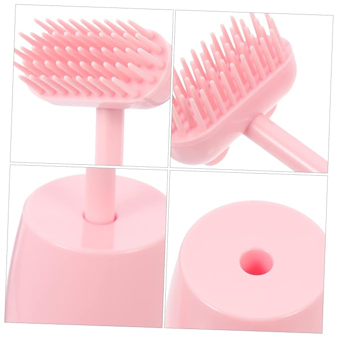Mipcase Scratch Brush Pet Massage Brush Durable Cat Grooming Tool for Self-grooming Stress Relief Hair Removal Safe Material for Cats and Dogs Pink