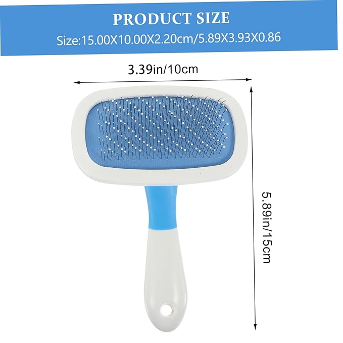 1Pc Pet Comb Rotating Grooming Tool for Cats and Dogs Comfortable Hair Brush with Bead for Shedding and Grooming Pet Supply for